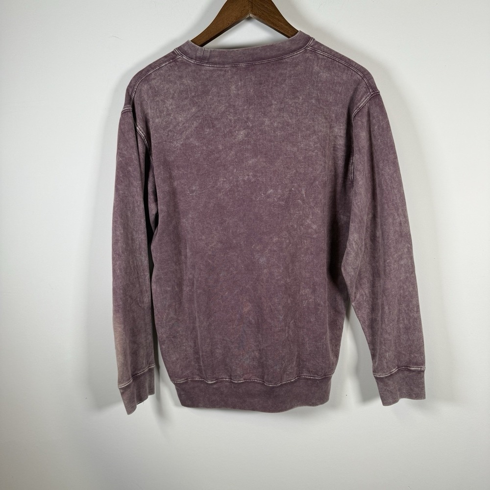 Women's The Beatles Distressed Band Sweatshirt Logo Size‎ Medium Maroon - Picture 5 of 5